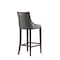 Manhattan Comfort Fifth Avenue Faux Leather Barstool in Pebble Grey- Set of 3 3-BS007-PE - alternate 6